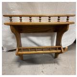 Oak Hanging Wall Shelf
