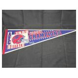 1990 AFC East Champions Buffalo Bills Pennant