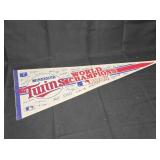 1987 Minnesota Twins World Series Pennant