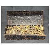 Metal Toolbox w/ 20lb of Brass Fittings