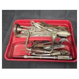 Tray of Various Wrenches & Pliers