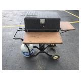 BBQ Grill w/ Partially Full Propane Tank