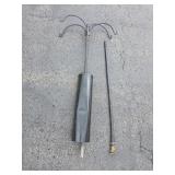 4 Hook Garden Hanger w/ Screw In Post