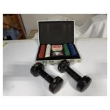 Poker Chips & Dumbells