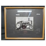 Framed John Deer Tractor Picture