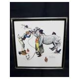Framed Norman Rockwell Art