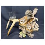 Eagle, Owl and Antler Dï¿½cor
