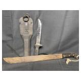 Sun Fish Scuba Diving Knife & Ontario Knife Co. Ma
