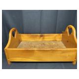 Wooden Doll Cradle