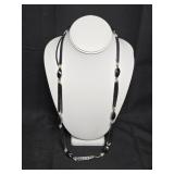 Hematite & Pearl Necklace