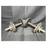 Metal Weights Dumbells (2)