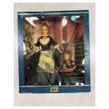 Victorian Holiday Barbie and Kelly Dolls