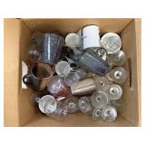 Box of Various Glassware and Mugs