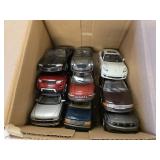 Box of Die Cast Model Cars
