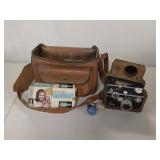 Vintage Argus C3 35mm Camera and Leather Camera Ca