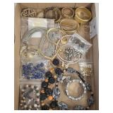 Box of Various Women's Jewery