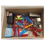 Box of Miscellaneous Tools, Includes Screwdrivers