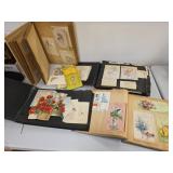 Scrapbooks with Vintage Greeting Cards