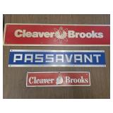 Vintage Signs - Cleaver Brooks and Passavant