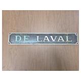 Vinatge De Laval Industrial Sign