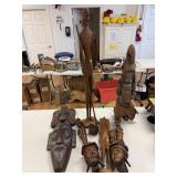 Wooden African Statues/Decor