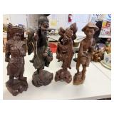 Asian Wooden Statues