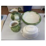 Water Pitchers, Basin and Sauce Tureen