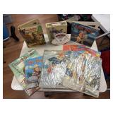 Vintage Children's Books, Records, Puzzles and