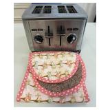 Stainless Steel Toaster and Hot Pad