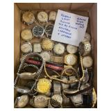 Box of Watches and Watch Faces