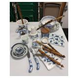 Blue and White Porcelain Kitchen