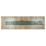Vintage Cast Iron Sign - Chicago Pneumatic