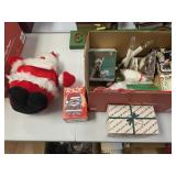 Box of Christmas Decorations