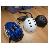 Bicycle Helmets and Hand Air Pump