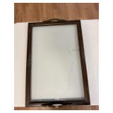 Tray - Glass and Wood