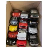 Box of Die Cast Model Cars