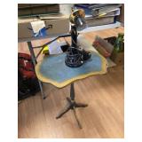 Wooden Table and Desk Lamp