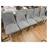 Dining Chairs (5) Grey