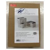 Large Storage Bins (Set of 3)