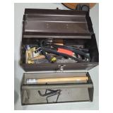 Metal Toolbox w/ Tools