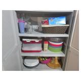 Contents of Cabinet (3 Middle Shelves)