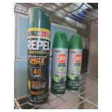 Cans of Bug Spray (3)