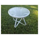 Small Round Patio Side Table