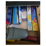 Drawer of Foil, Paper, Lighters, Etc.