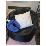 Bean Bag Chair & Pillows