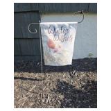 Garden Flag w/ Hanger