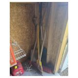 Rake, Brooms, Other Tools