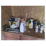 Contents of Top of Shed Workbench