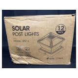 Solar Post Lights 12 Pack