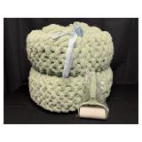 Plush Mint Green Blanket